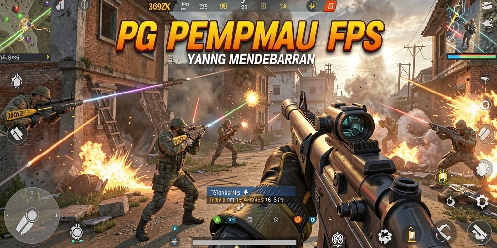 Tangkapan layar menampilkan aksi seru dalam 369ZK dengan grafis yang cemerlang.