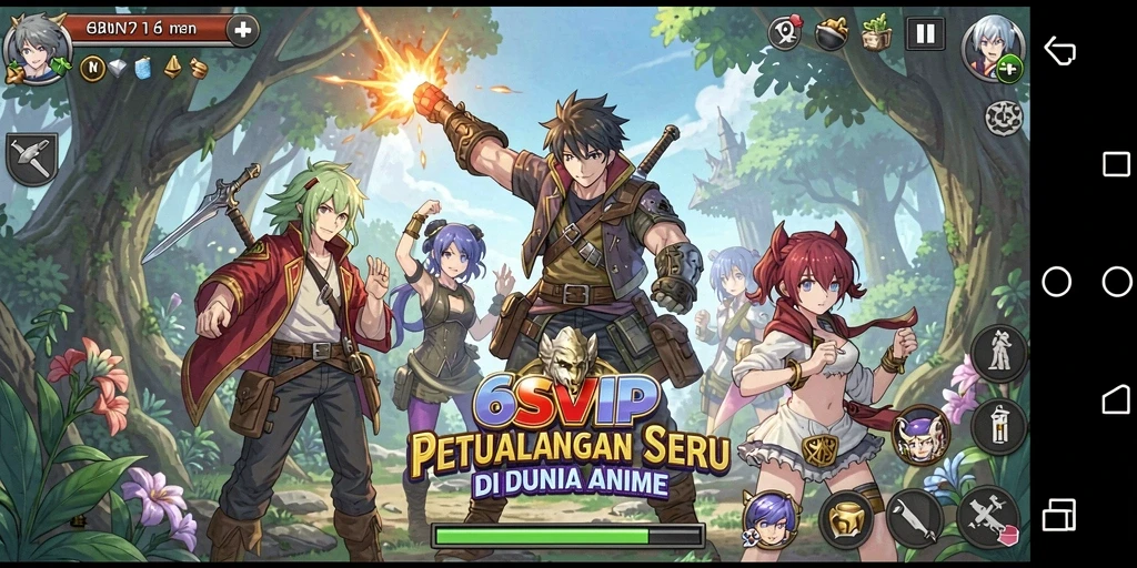Tampilan menakjubkan dari gameplay 6SVIP yang penuh aksi.
