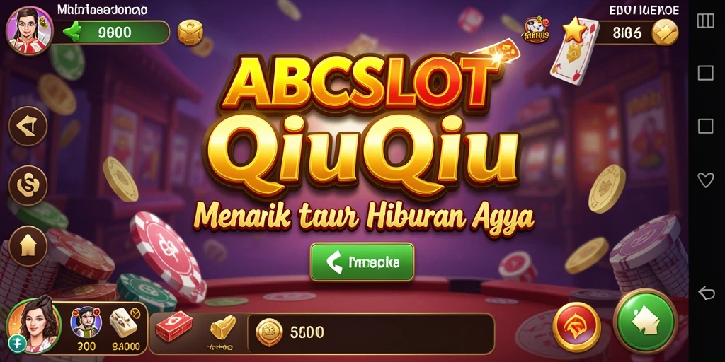 Tampilan gameplay seru dari game QiuQiu ABCSLOT.