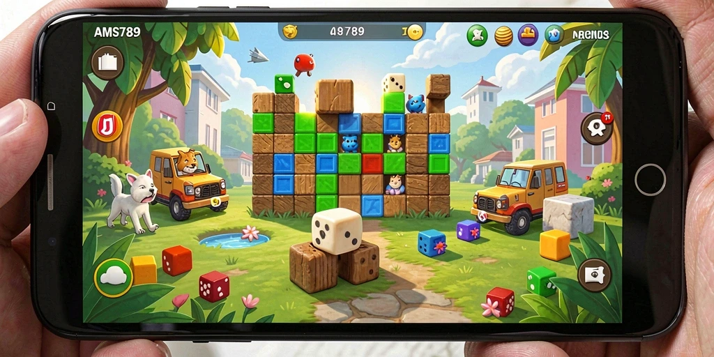 Tampilan utama gameplay <strong>AMS789</strong> yang menarik dan penuh warna.