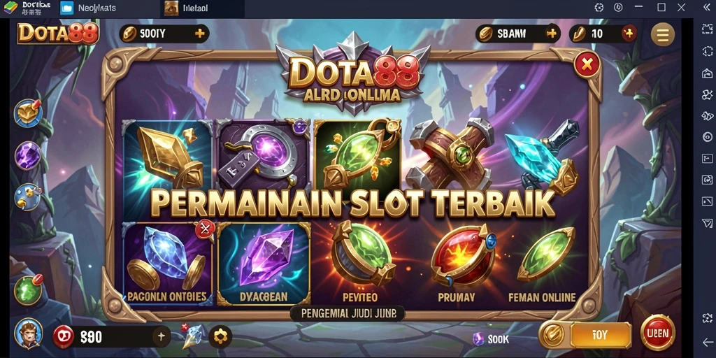 Tampilan gameplay DOTA88 yang menakjubkan dalam permainan Slot.