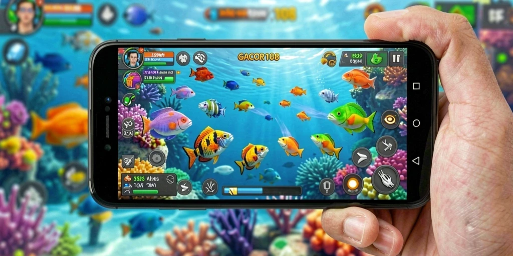 Tampilan gameplay GACOR108 yang penuh warna dan menarik.