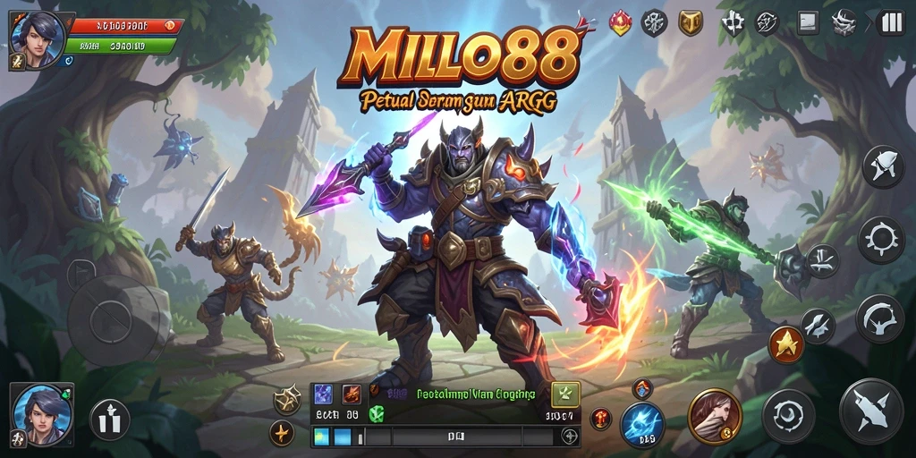 Screenshot gameplay ARPG yang menampilkan aksi seru di MILO88.