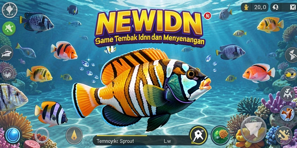 Tampilan gameplay seru dari game Tembak Ikan NEWIDN.