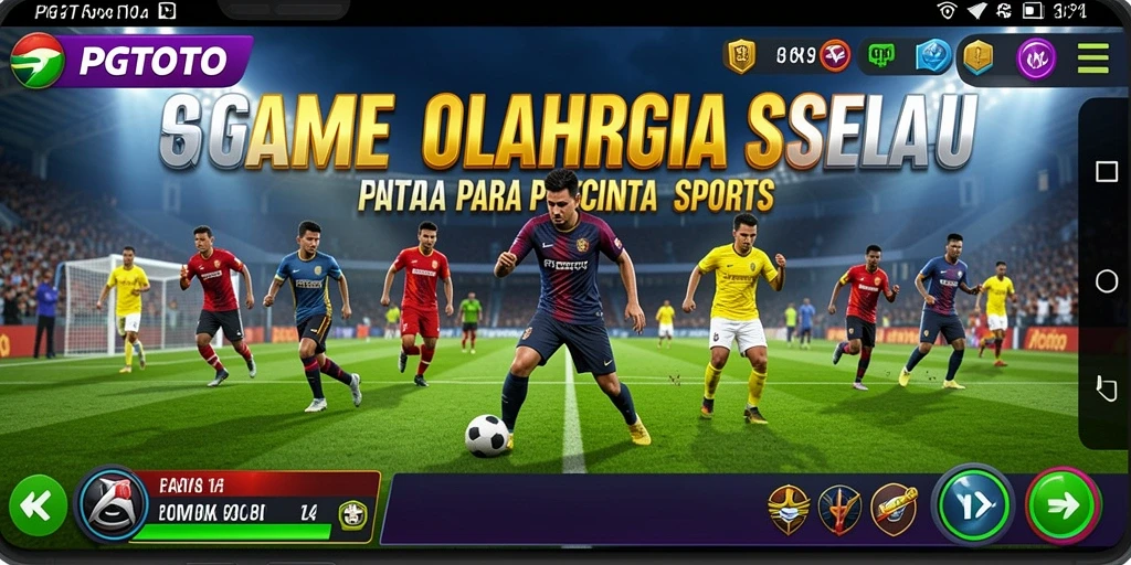 Tampilan seru dalam gameplay olahraga PGTOTO.