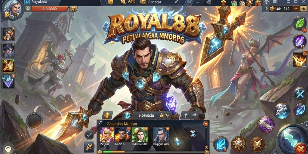 Gameplay seru ROYAL88 dengan grafis menakjubkan dan petualangan epik.
