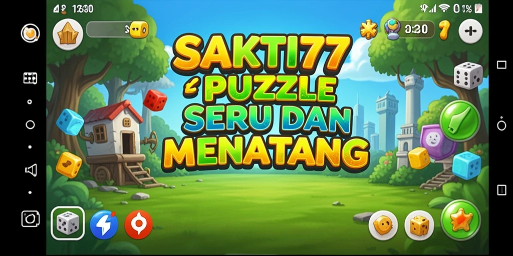 Tampilan gameplay SAKTI77 yang penuh warna dan menarik.