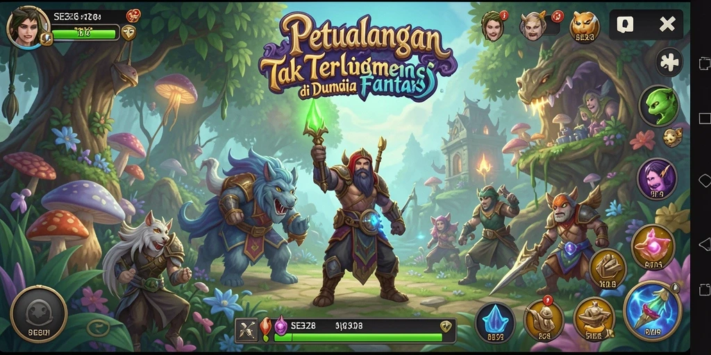 Tangkapan layar gameplay SE328 yang menampilkan aksi petualangan seru.