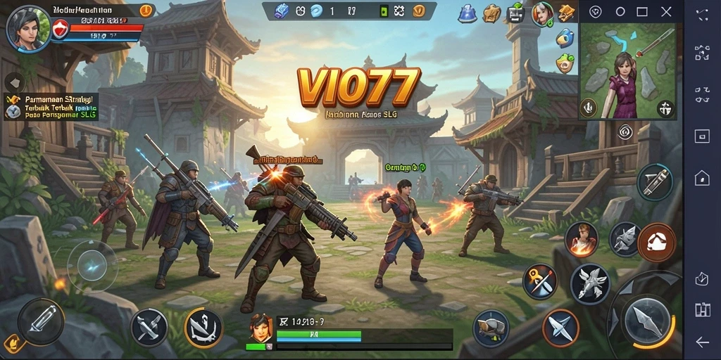 Tampilan gameplay VIO77 yang menakjubkan dan mendebarkan.