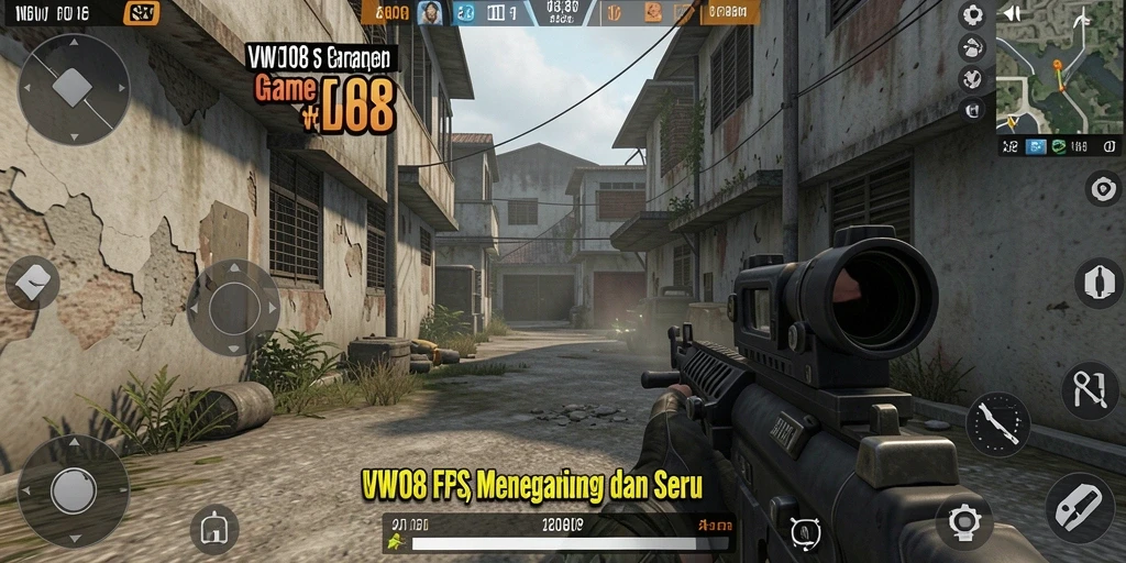 Tampilan gameplay menegangkan dari VW108, penuhi aksi dan strategi.