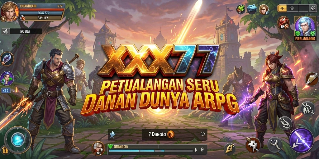Tampilan menawan gameplay ARPG XXX777 dengan pertarungan yang seru.